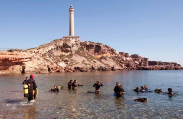 Cabo Palos Apt Salinas Marchamalo*Playa Amoladeras Cabo de Palos Exterior foto